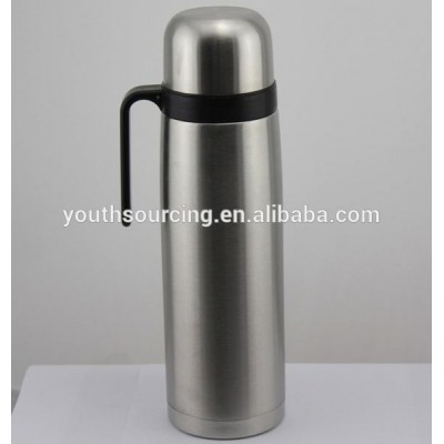 32oz / 1000ml / 1L / 1 litre assorted color personalised stainless steel sports water bottles with carabiner