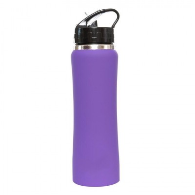 Leak- proof 18/8 stainless steel single wall water bottle